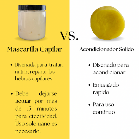 Mascarilla Capilar vs Acondicionador del Cabello
